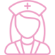 Icono de una enfermera con cofia